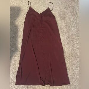 Forever 21 Maroon Slip Dress